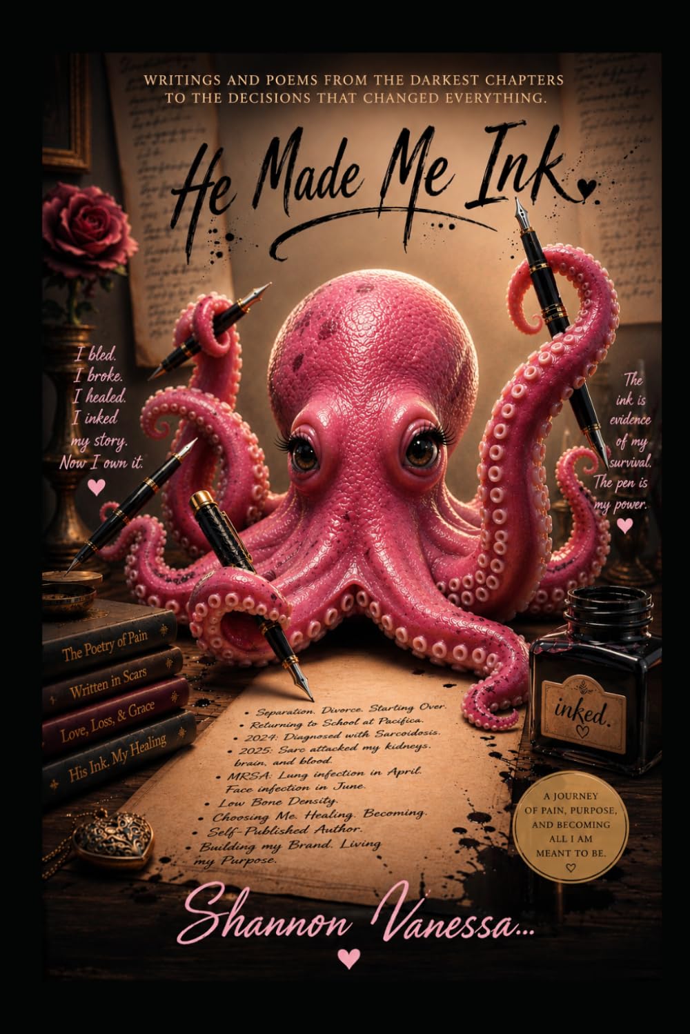 He Made Me Ink: Writings and Poems from the Darkest Chapters to the Decisions That Change Everything