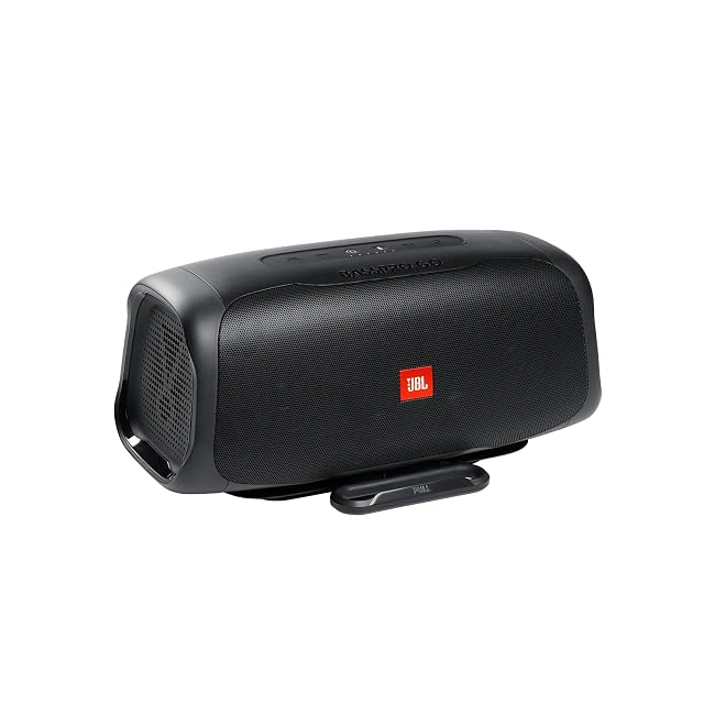 JBL BassPro Go V2 - in-Vehicle Powered subwoofer Full-Range Portable Bluetooth Speaker IPx5 Water Resistant Built-in Rechargeable Battery