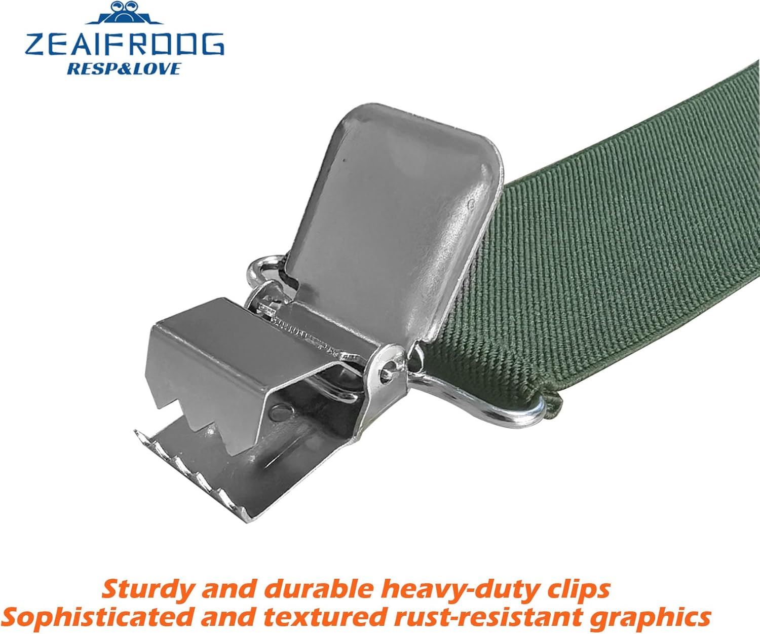 Heavy Duty Mens Suspenders.X-Shaped 2” Wide Strong Clips Suspenders For Men Women. - Image 5