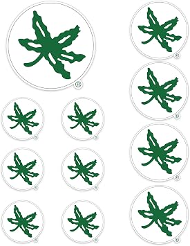 Desert Cactus Ohio State Buckeyes Sticker Car Decal T3-5 | Officially Licensed OSU the Ohio State University TOSU Vinyl Decal Sticker Laptops, Water Bottles, Cars, Windows & Scrapbooks