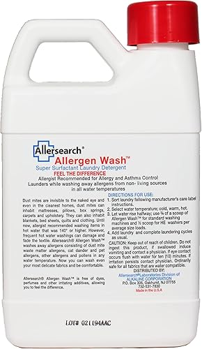 Miniatura 2 de Allersearch AllergenWash - Detergente para ropa de 24 onzas