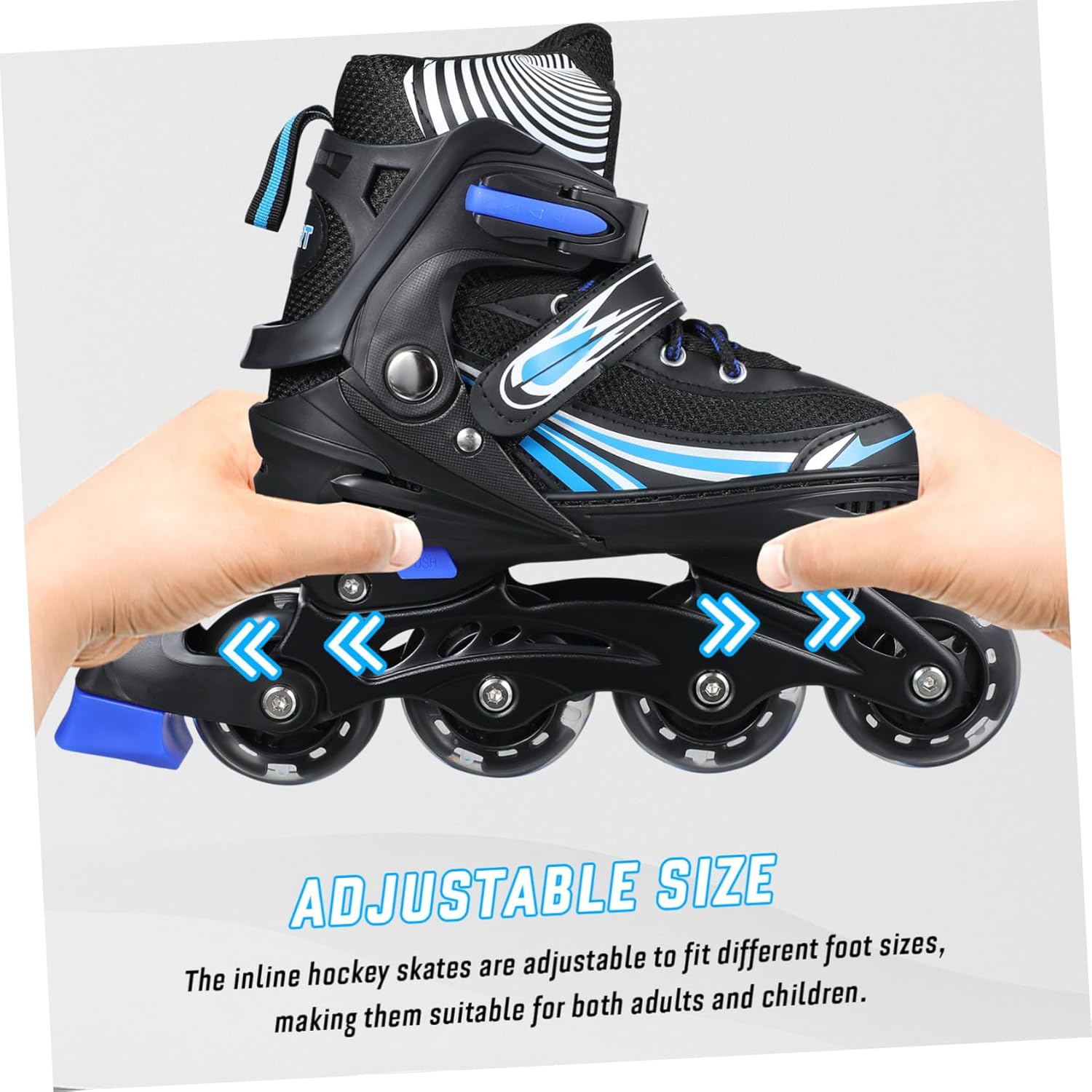 BESPORTBLE 1 Pair Inline Skates for Adults Inline Skates for Men and Women Comfortable and Stylish Storage Bag Suitable for Beginners