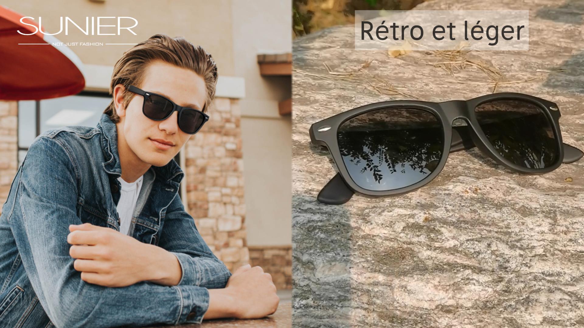 Lunettes De Soleil Polarisées Rétro Pour Homme