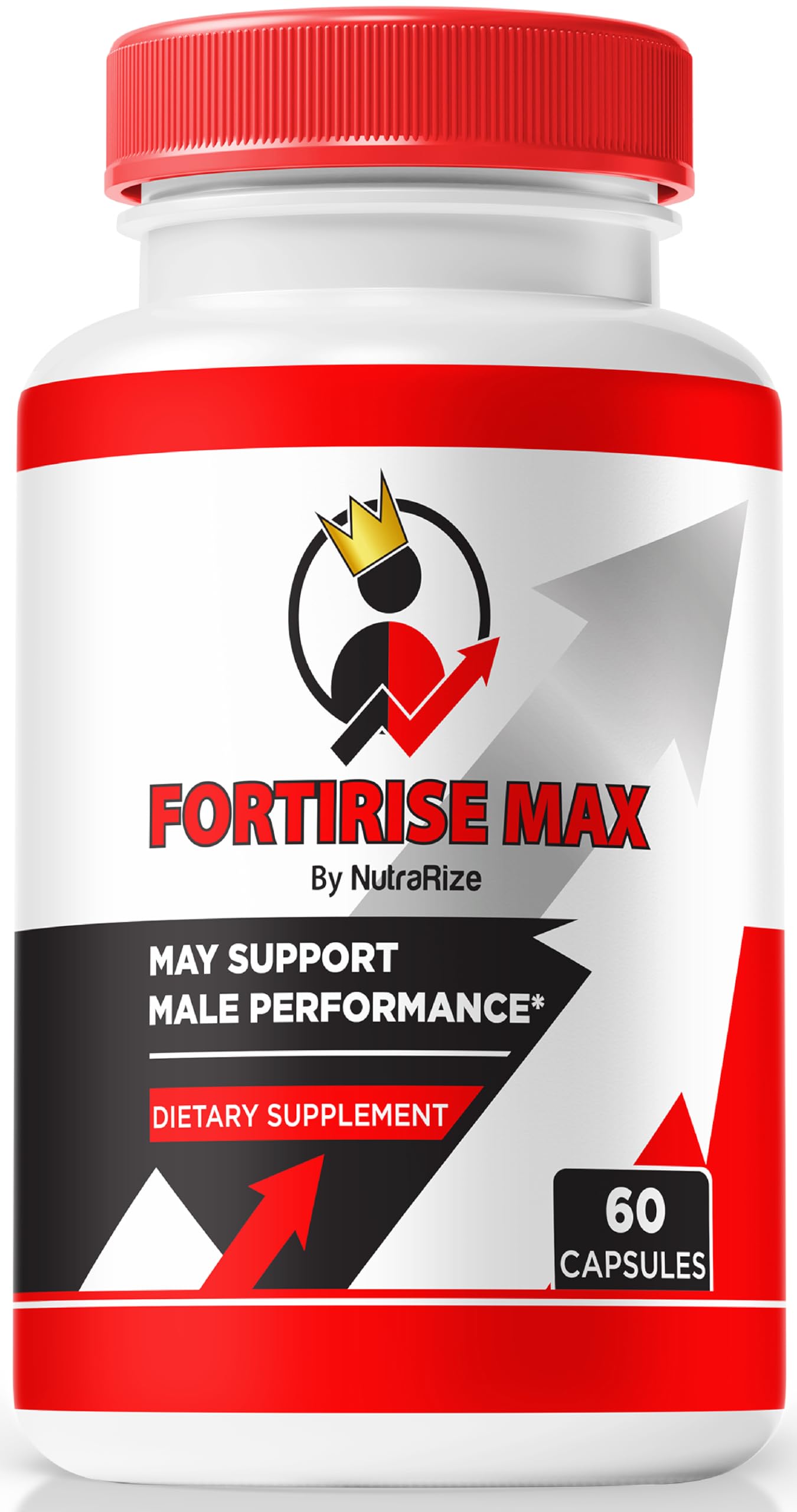 Fortirise Max, Official Fortirise Max for Men - Supports Stamina and Energy Levels, All Natural Formula to Support Performance and Overall Health, Fortirise Max Pills Review (60 Capsules)
