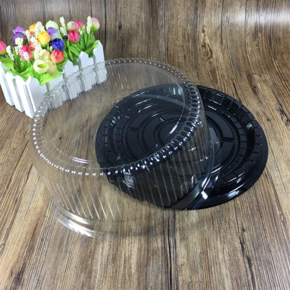 STOBAZA 20pcs Cake Boxes Plastic Pastry Containers for Cakes Muffins and Desserts for Parties and Events Design for Freshness Color