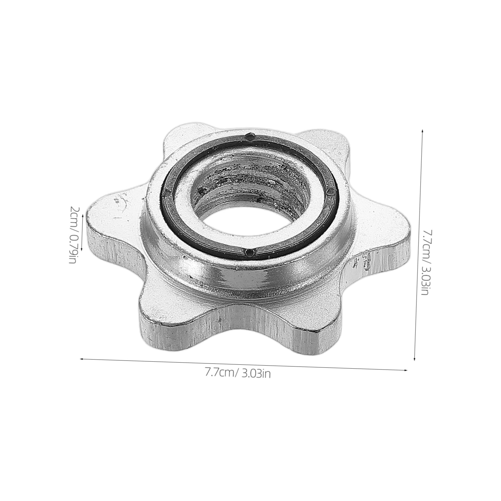 BESPORTBLE Stable Durable Dumbbell Connecting Rods 2.8cm Collars Weight Clips Barbell Attachments Ideal Workout