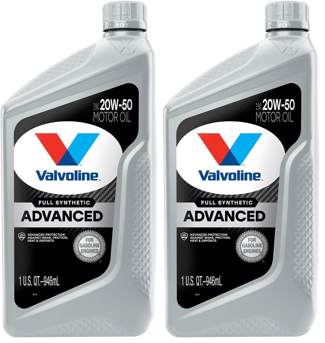 Advanced Full Synthetic SAE 20W-50 Motor Oil 1 QT (Pack of 2)