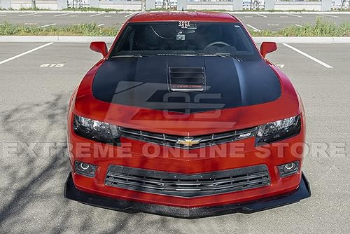 Miniatura 2 de para modelos Chevrolet Camaro SS 2014-2015 | 6 Gen ZL1 1LE estilo fibra de carbono parachoques delantero inferior alerón divisor de labios