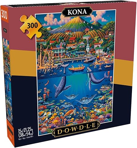 Miniatura 3 de Buffalo Games - Dowdle - Kona - Rompecabezas de 300 piezas grandes para adultos rompecabezas desafiante perfecto para noches de juego - Tamaño