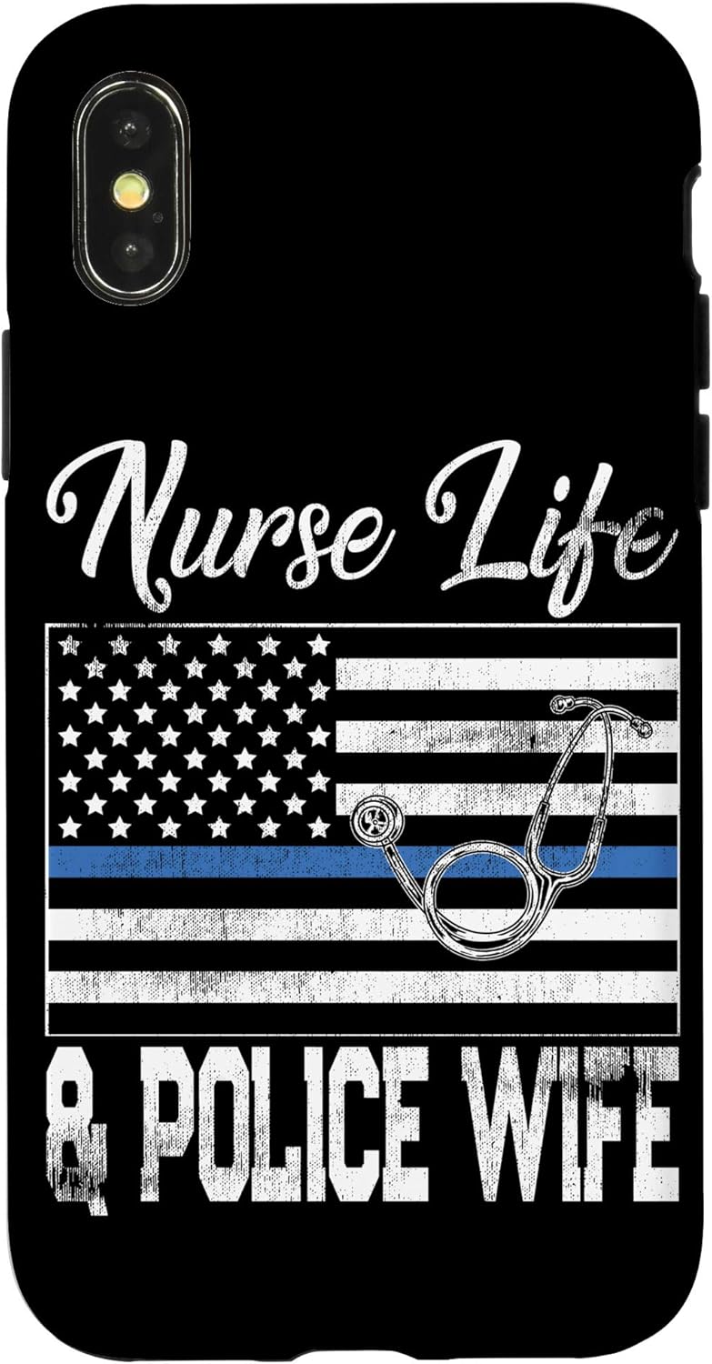 iPhone 11 Vintage Nurse Life Police Wife - Policeman Spouse Case