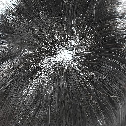 Miniatura 4 de Toupee - Sistemas de cabello humano para hombre, encaje suizo frontal, línea capilar natural, pieza de cabello para hombres, unidad de cabello para