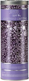Satin Smooth, Hair Removal Wax, Thin Film Flex Pebbles Wax™, Amethyst Crystal Flex Hard Wax Beads – for Sensitive Skin & Fine to Medium Hair, 23 oz