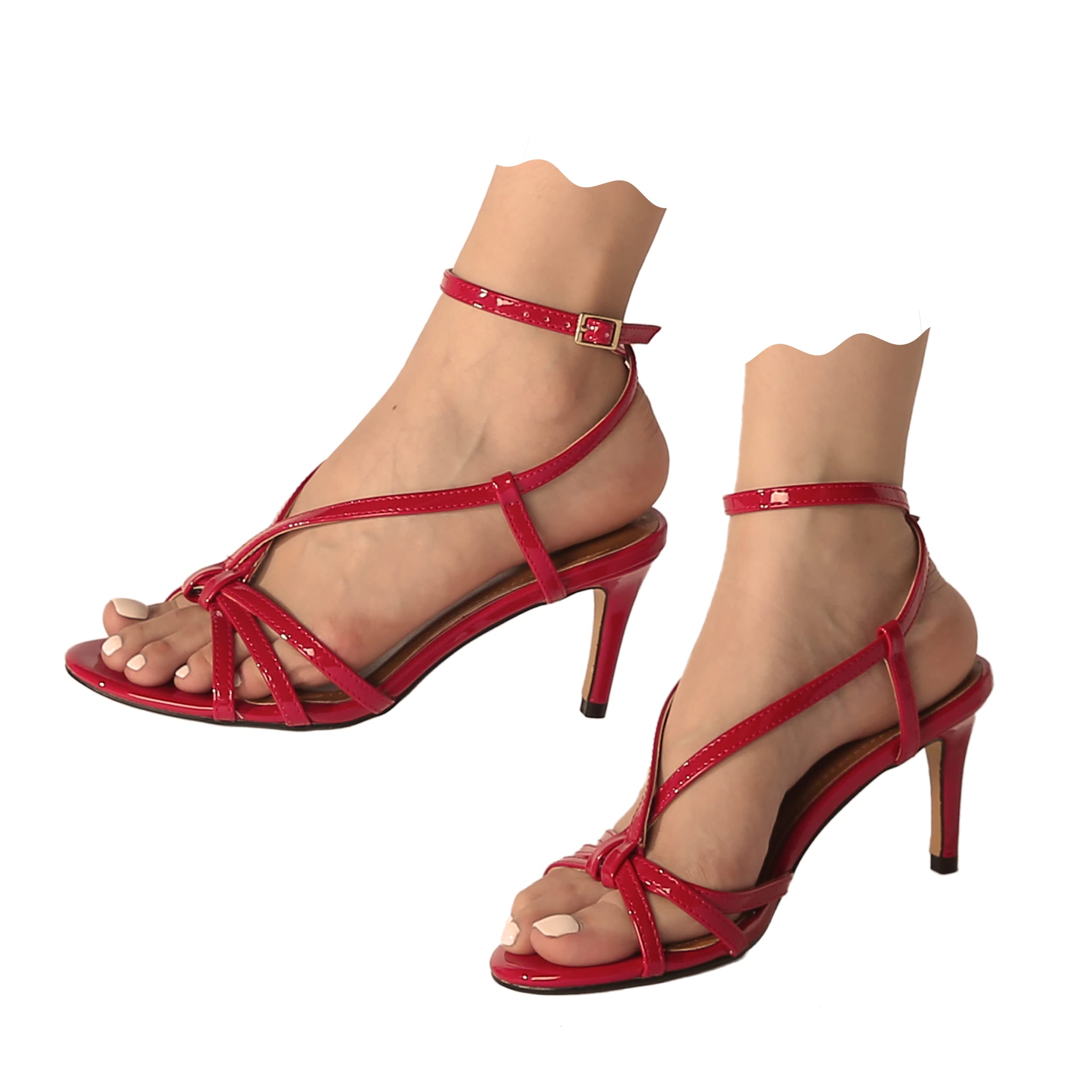 Maiernisi Jessiunisex Mens Womens Srappy Kitten Heel Stiletto