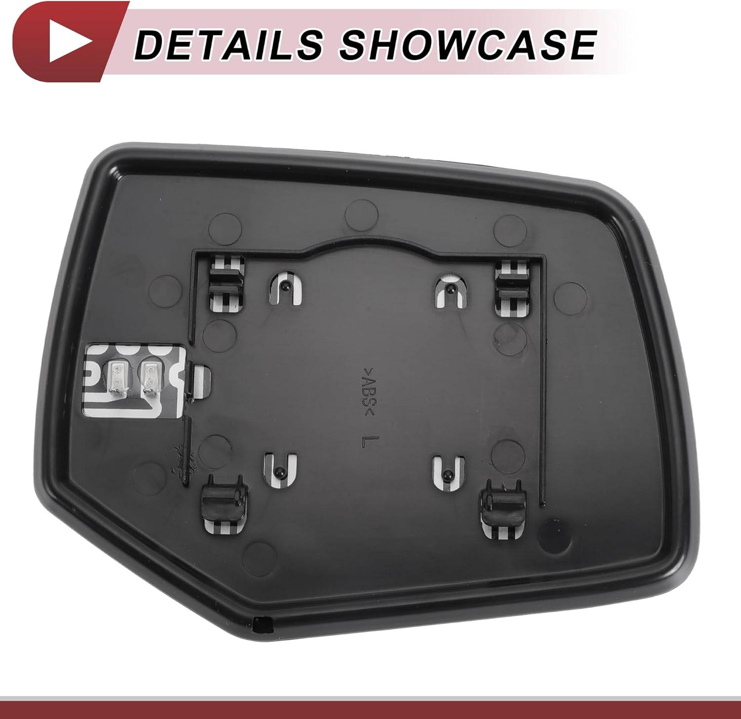 1 Set Mirror Glass Replacement for Ford Escape 2008-2012 Left Driver Side W/Backing Plate No.8L8Z17K707G Real Glass Plastic