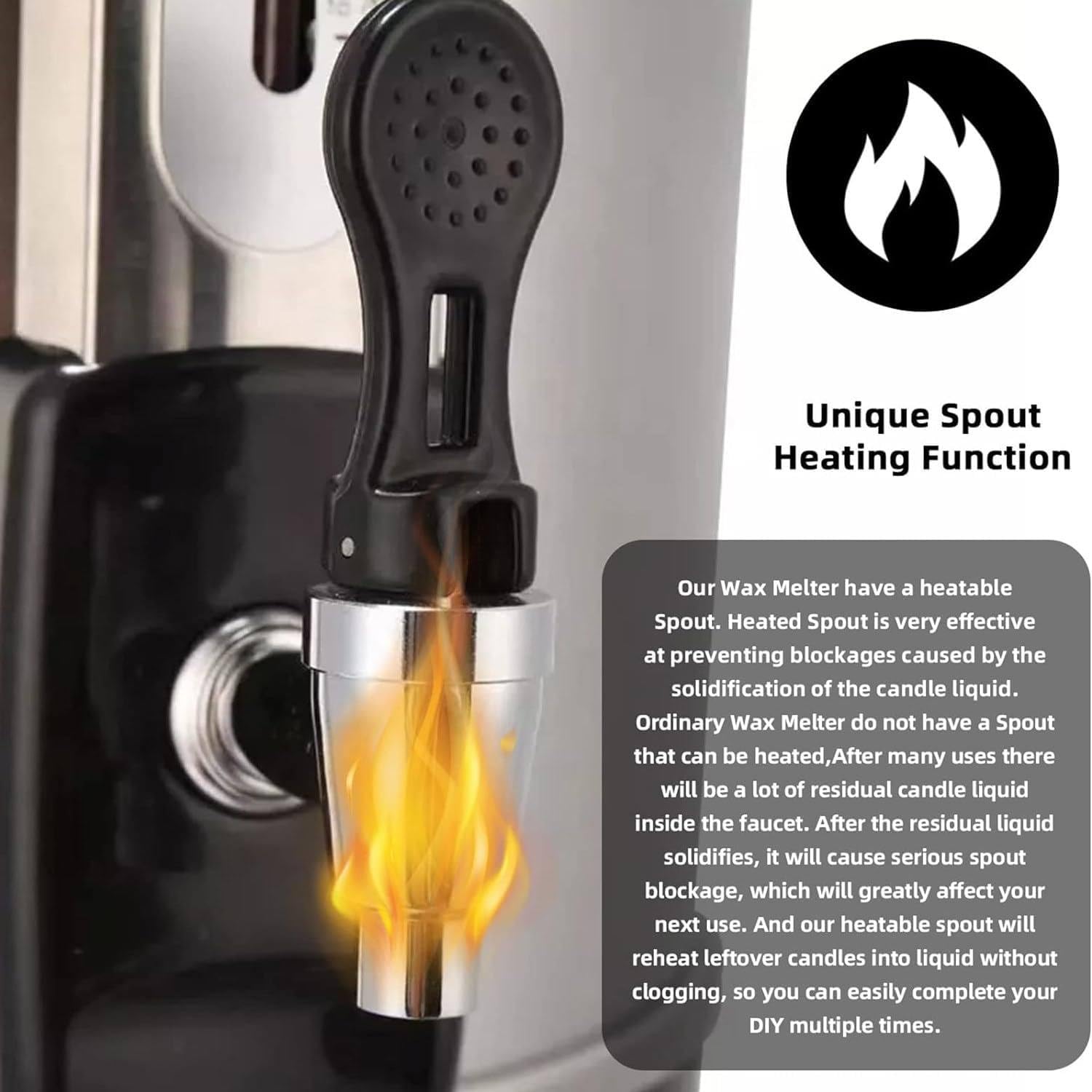 Fusor de Cera para Hacer Velas, crisol de Cera para Velas, Calentador de Velas eléctrico de Acero Inoxidable, Temperatura Ajustable 86 ℉-230 ℉ Pantalla LED para Hacer Velas,30L