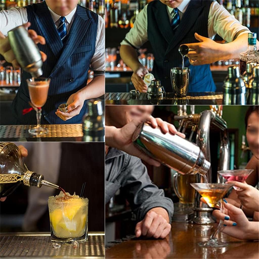 VIDI Stainless Steel Cocktail Shaker Set 550/750ml Cup Kit Bar Tools With 15/30ml Measuring