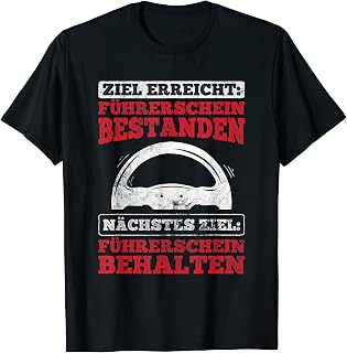 Driving Licence Passed Next Goal Driving School Driver Student T-Shirt