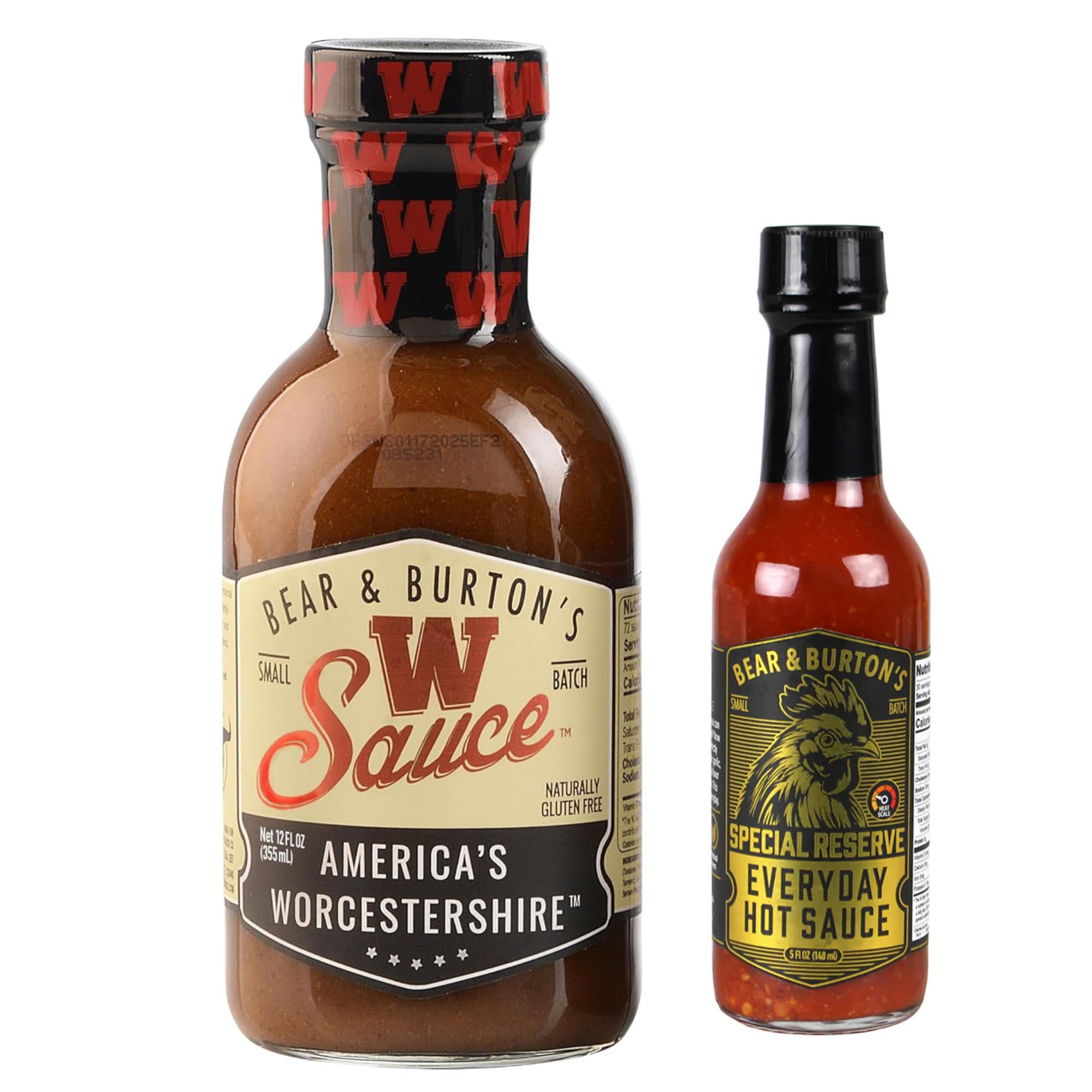 W Sauce 12oz & Everyday Hot Sauce 2pk Bundle