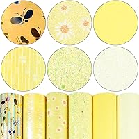 Vista 27 de Litchi Paquete de 6 hojas de cuero sintético de 8 x 12 pulgadas para aretes de lazo, tela de vinilo fácil de cortar para Cricut, cuero sintético