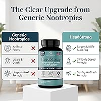 Vista 5 de Suplemento cerebral nootrópico para mujeres, suplemento nootrópico para concentración, memoria y claridad, suplementos cerebrales