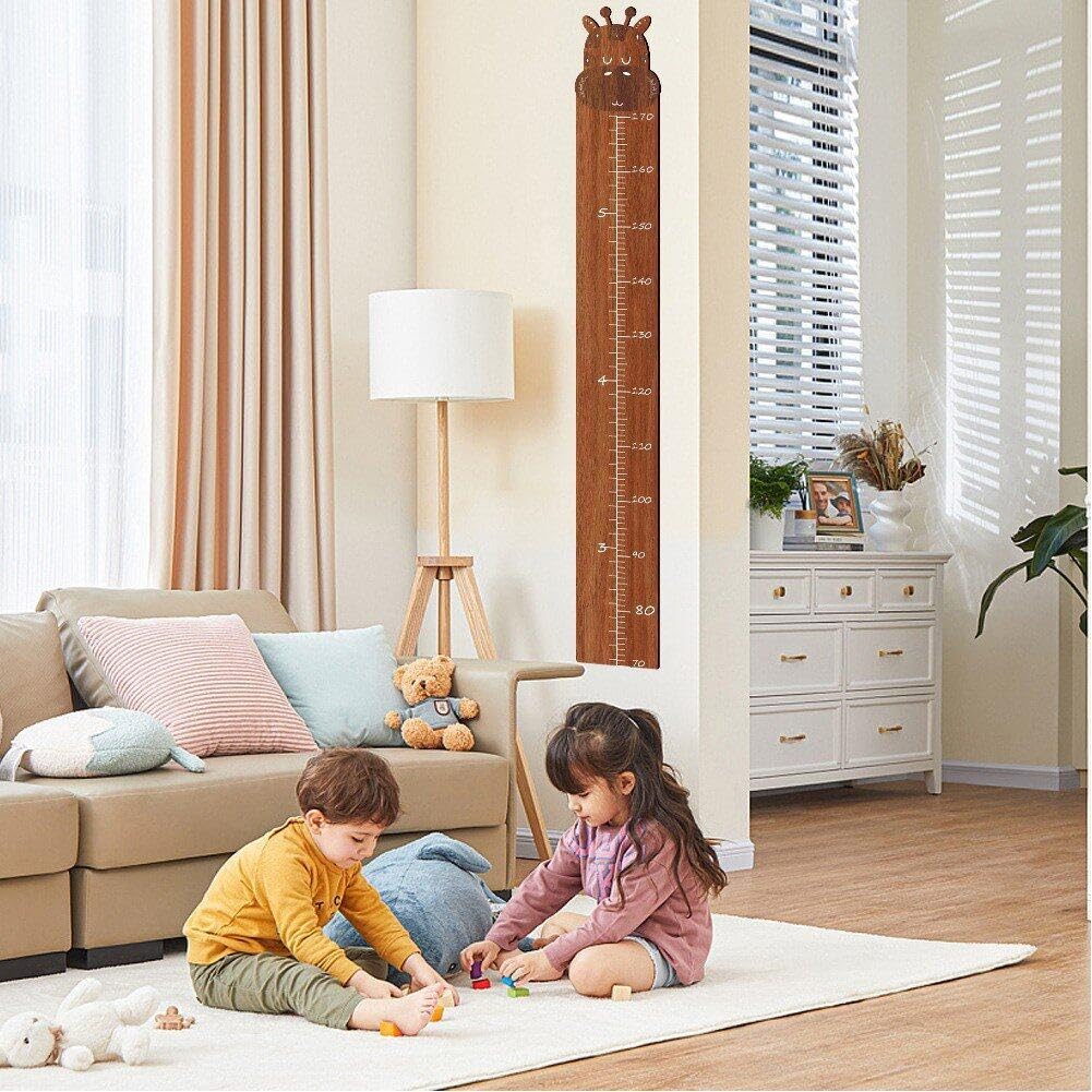 Regla de Madera para medir la Altura de los niños, medidor de Altura, Pegatinas de Pared, Regla artística, Papel Tapiz, decoración de habitación Infantil