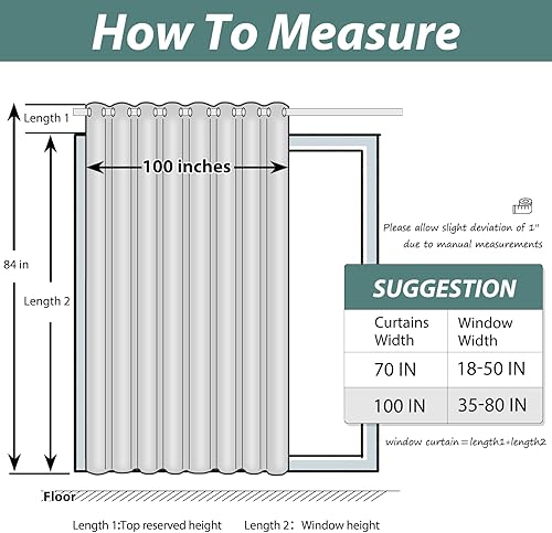 Miniatura 6 de Yakamok - Cortinas opacas para oscurecer la habitación, panel individual, para dormitoriosala de estar