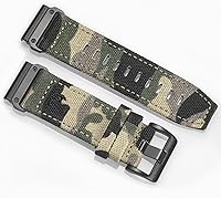Vista 12 de Compatible con Garmin, correa deportiva de lona para reloj fēnix/precursor/enfoque/marq/quatix/instinct/D2/Tactix, correa de repuesto resistente