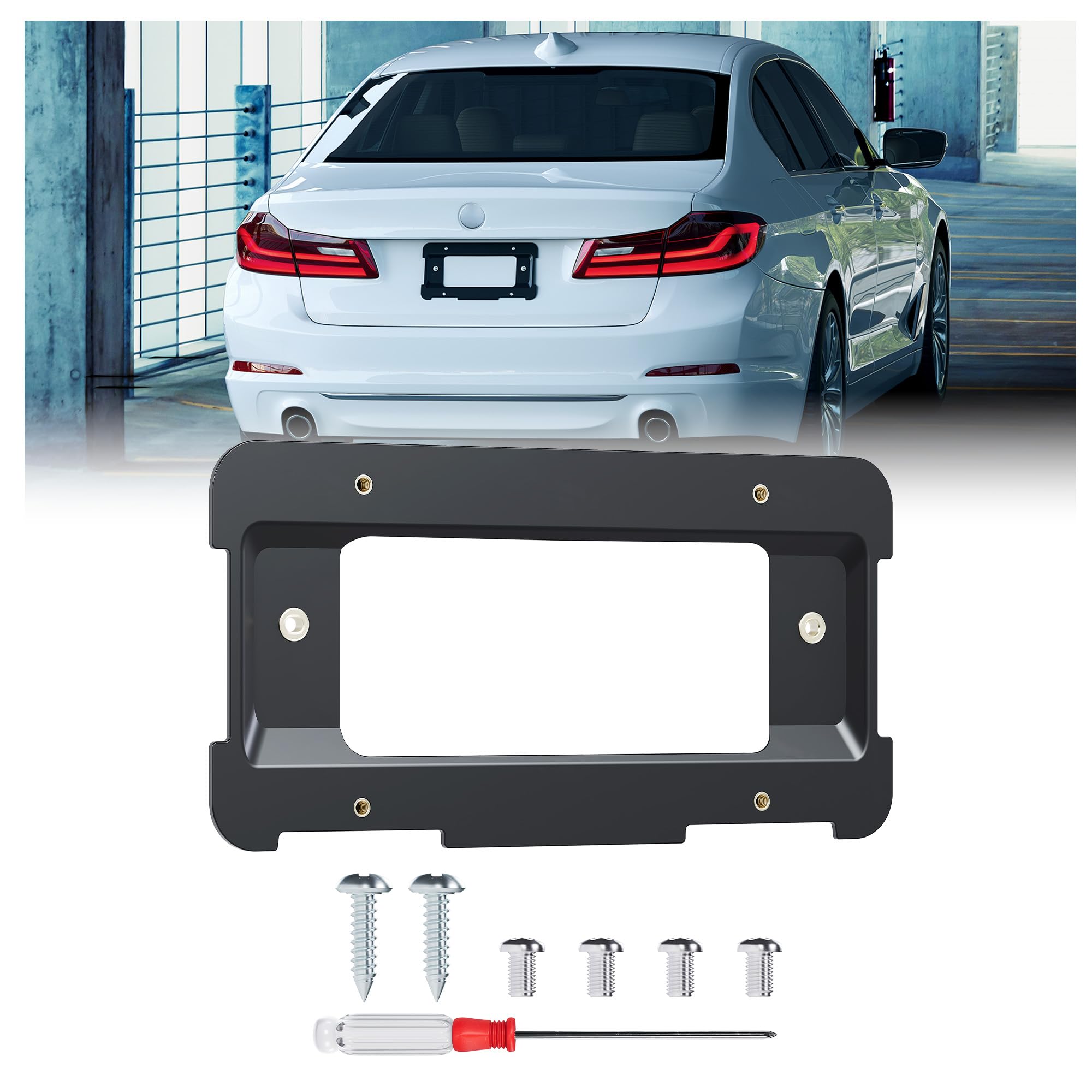 Amazon.com: Rear License Plate Holder Bracket Frame Mount