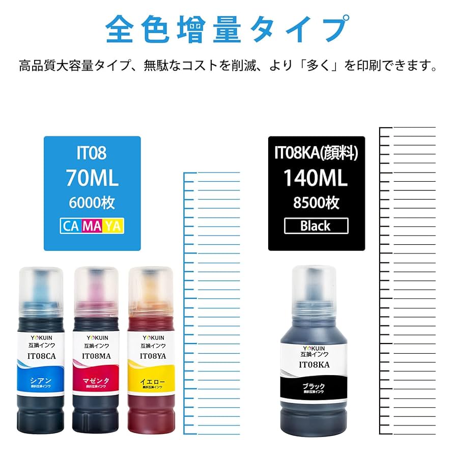 【hatobassさま専用】EPSON IT08シリーズ インクカートリッジ インク エプソン 純正 カートリッジ インクカートリッジ IT08KA