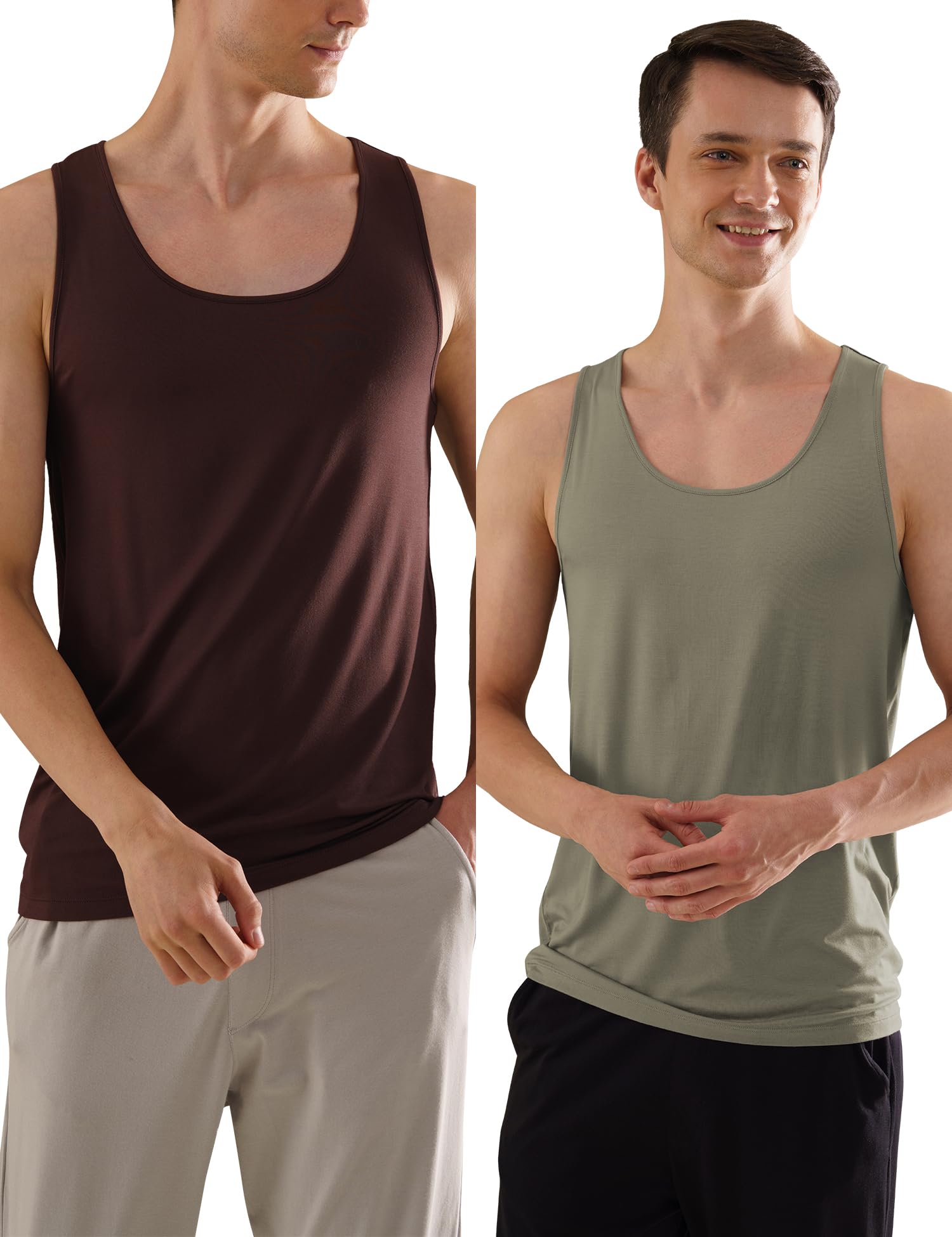 damensch Bamboo Round Neck Anti-Bacterial Anti Odour Innerwear Vest (Pack of Assorted Colours I Color May Vary)-picture-21
