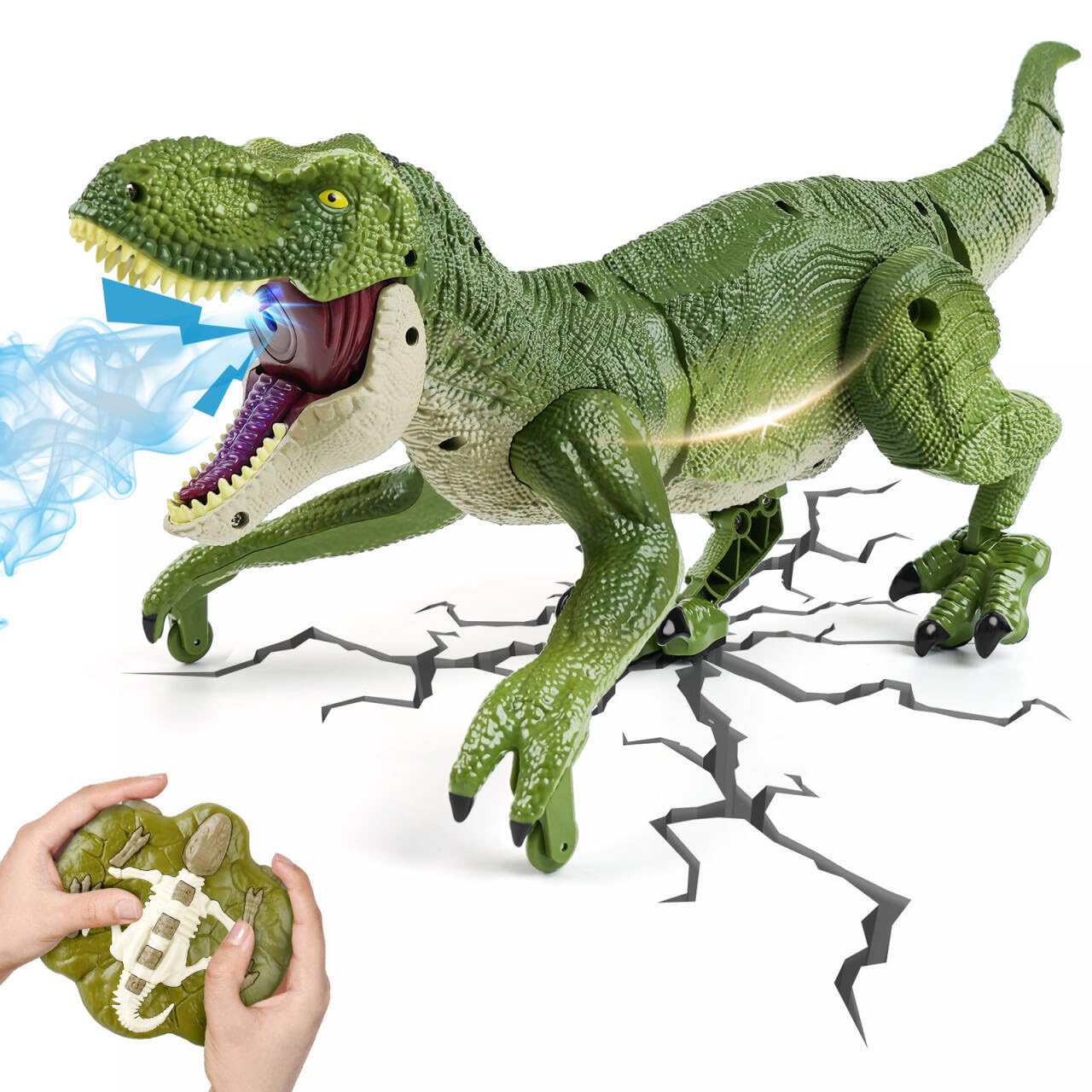 Remote Control Dinosaur Toys for Kids Ages 4-7 8-12 - Best Birthday Gifts for Boys 4 5 6…