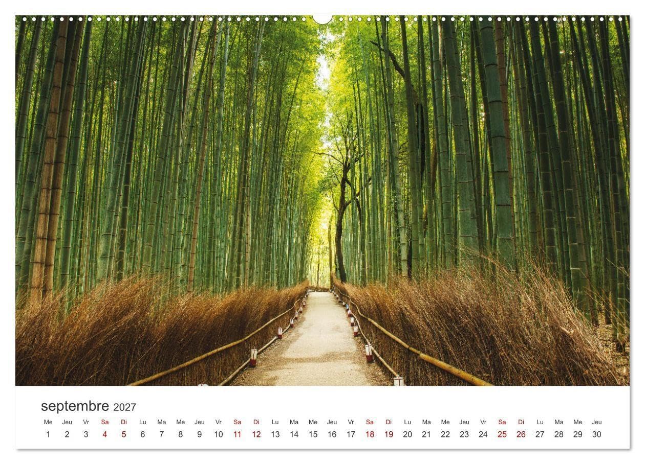 Jardiner au Japon (Calendrier mural haut de gamme 2027 DIN A2 vertical), CALVENDO calendrier mensuel: La beauté des jardins japonais