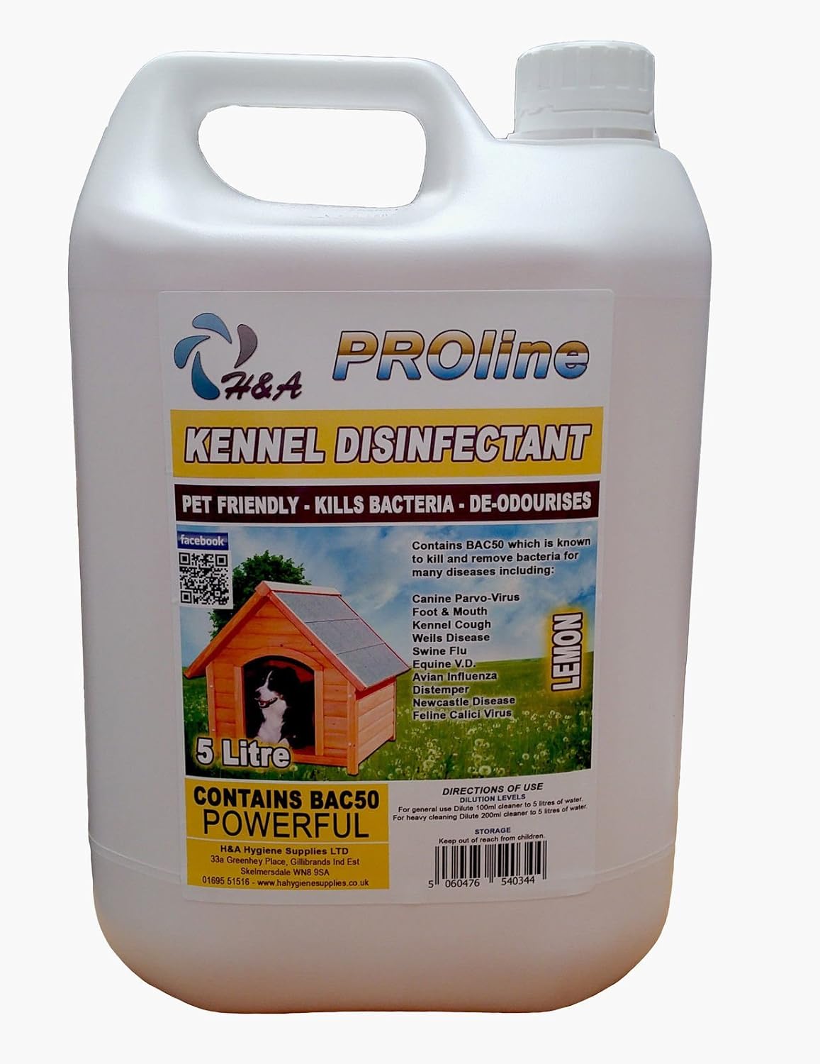 Proline Pet Friendly Kennel Disinfectant Lemon Fragrance Amazon.co.uk