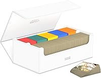 Vista 15 de Ultimate Guard Arkhive 400+, Deck Case for 400 Double-Sleeved TCG Cards, Petrol, Compatible with Boulders, Magnetic Closure & Microfiber Inner Lining