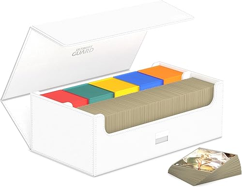 Vista 15 de Ultimate Guard Arkhive 400+, Deck Case for 400 Double-Sleeved TCG Cards, Petrol, Compatible with Boulders, Magnetic Closure & Microfiber Inner Lining