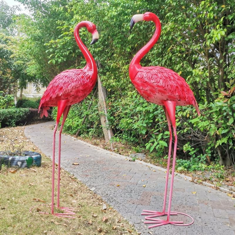 大型 全長152cm フラミンゴ 鳥 おしゃれ 屋外 庭 ガーデニング 雑貨 Amazon.co.jp: 【Russel】フラミンゴ 鳥 おしゃれ 屋外 庭