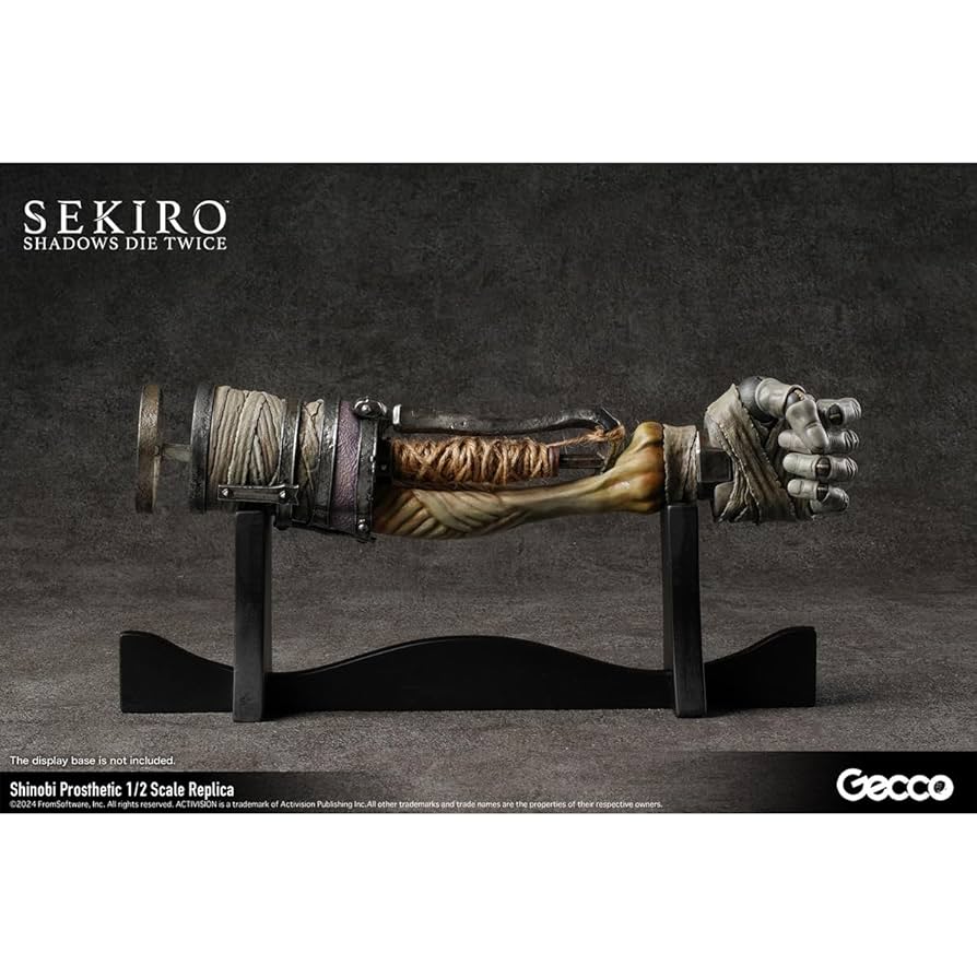 SEKIRO　忍義手　1/2スケール　レプリカ　Gecco　狼　フィギュア SEKIRO: SHADOWS DIE TWICE』より隻腕の狼が装備する義手が、1/2