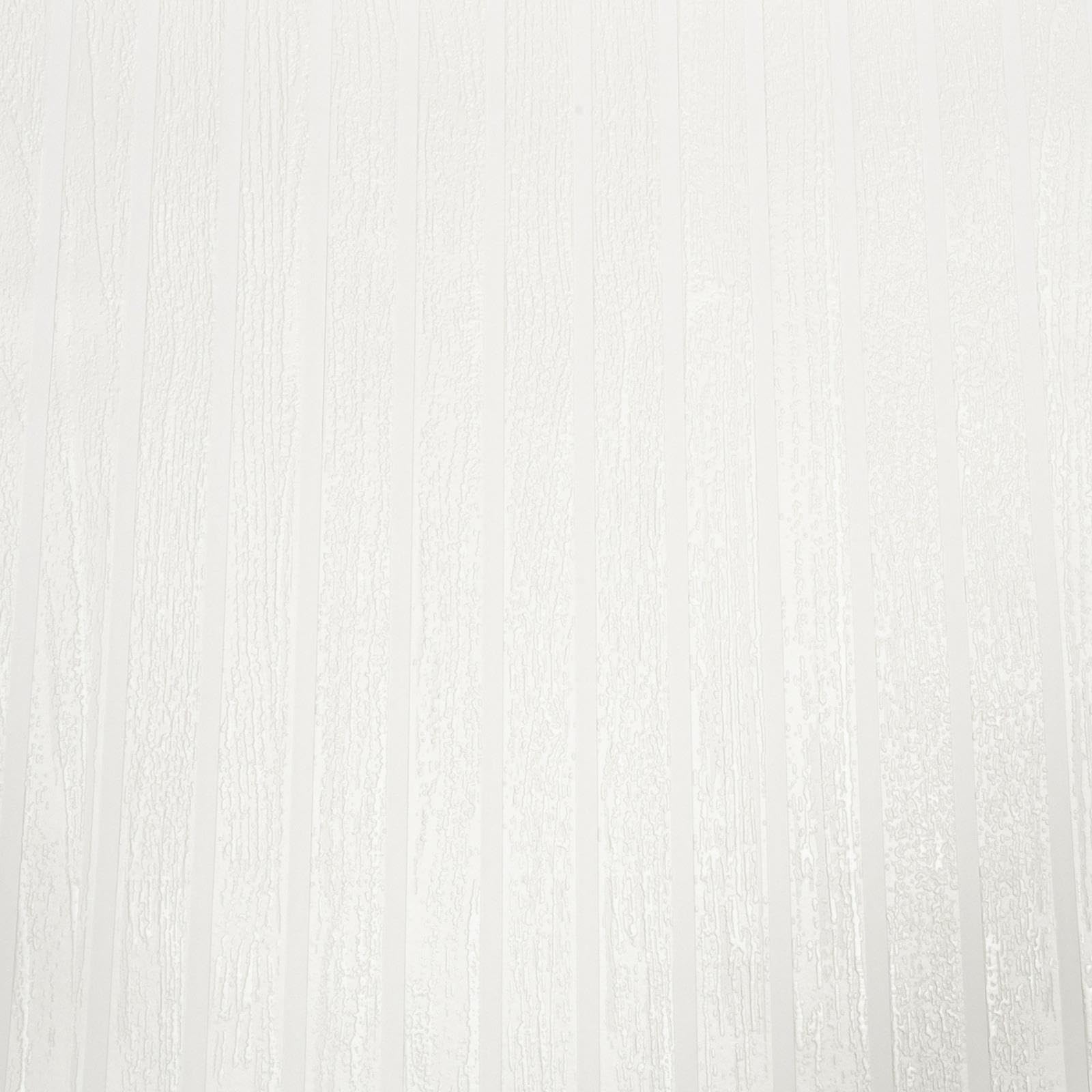 Sophie Laurence White Panel Effect Wallpaper Paintable Textured Thick Free Match Feature Wall