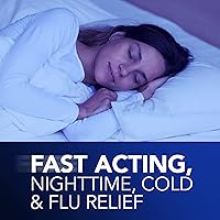 Vista 4 de Alivio nocturno de la gripe, resfríos y tos Vicks NyQuil, NA, 1, 1