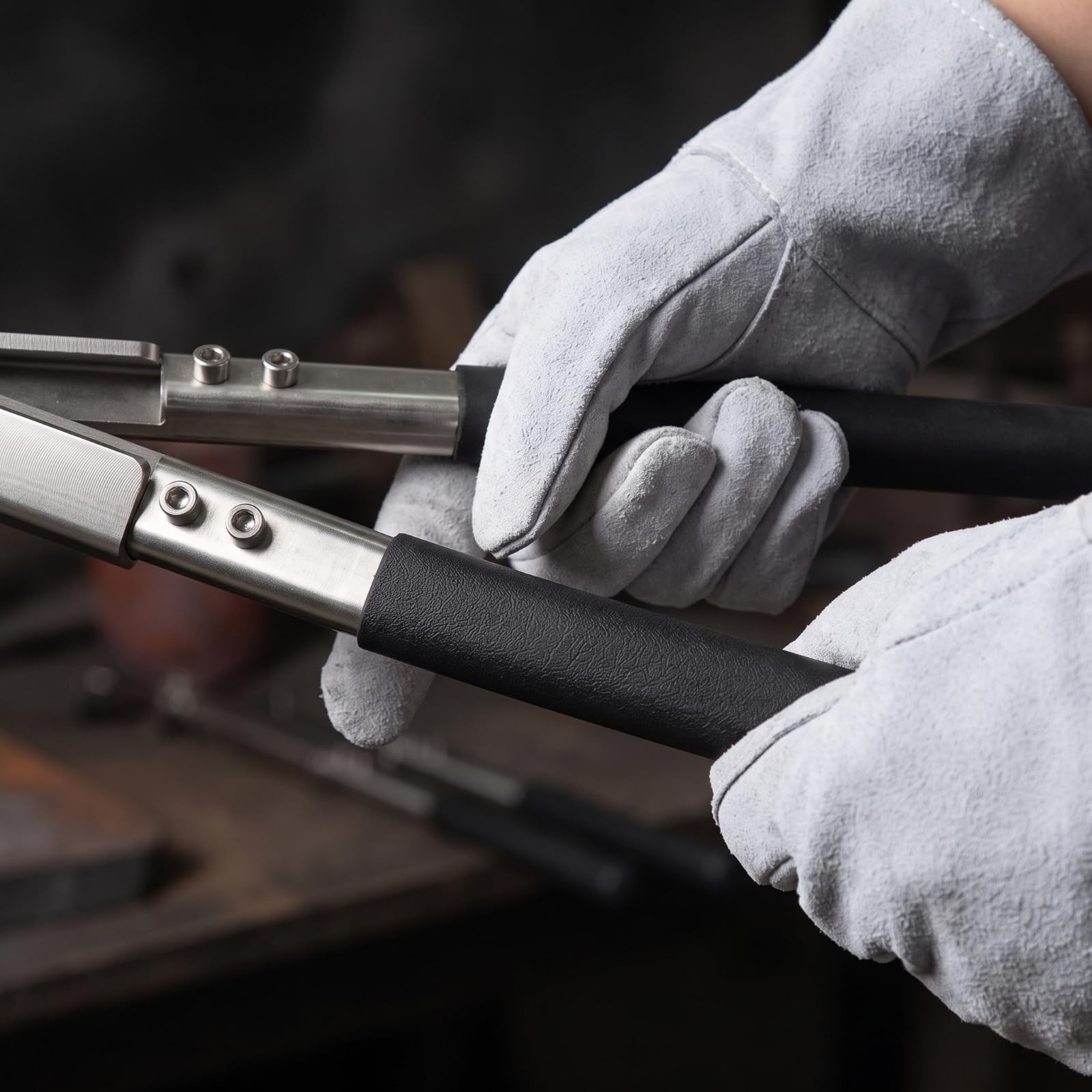 Tiegelzange mit Schmelztiegel komplett Tiegelzange hochwertig Gießzange für Heimwerker, Metallguss