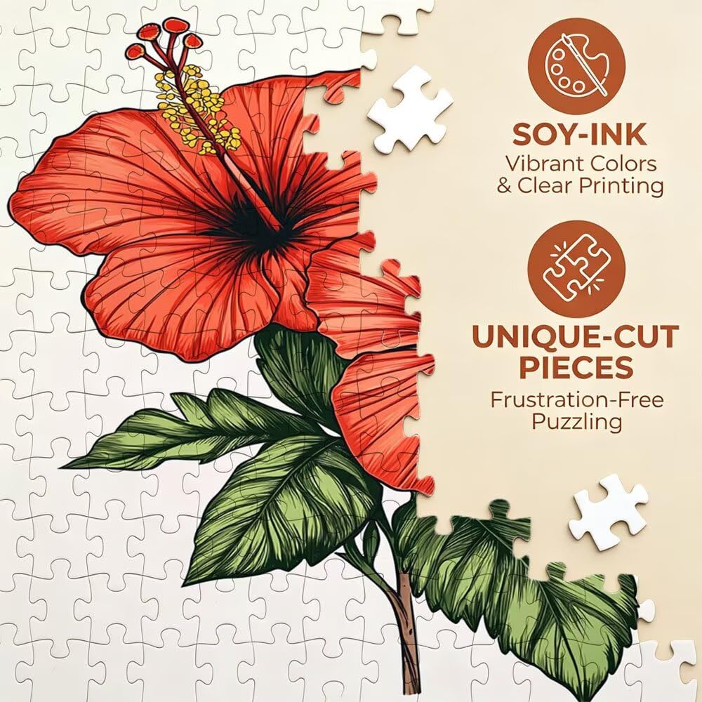 Puzzle 3000 elementów, puzzle dla dorosłych czerwone kwiaty artystyczne puzzle, gra puzzli, drewniane układanki, niemożliwe klasyczne układanki, do gry edukacyjnej wyzwanie zabawki, układanki rodzinne