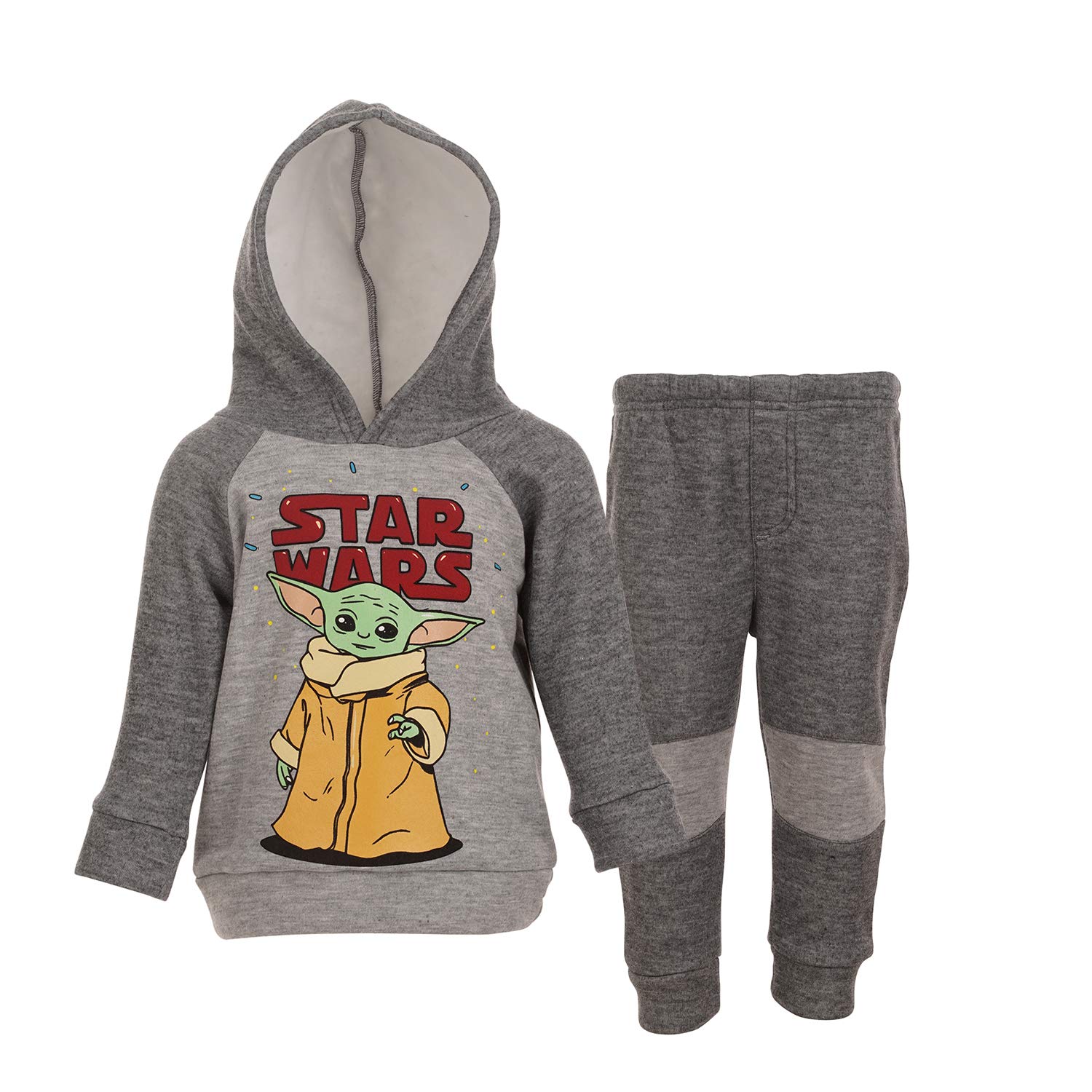 STAR WARSThe Mandalorian Fleece Pullover Hoodie and Pants Outfit Set Infant to Big Kid Sizes (12 Months - 18-20)