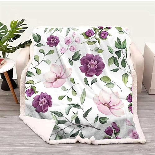 Miniatura 10 de Cobijas Calientes para Invierno Coral Oscuro Gris Pálido Negro Cobijas Calientes Calientes para Invierno - Manta acogedora para decoración de