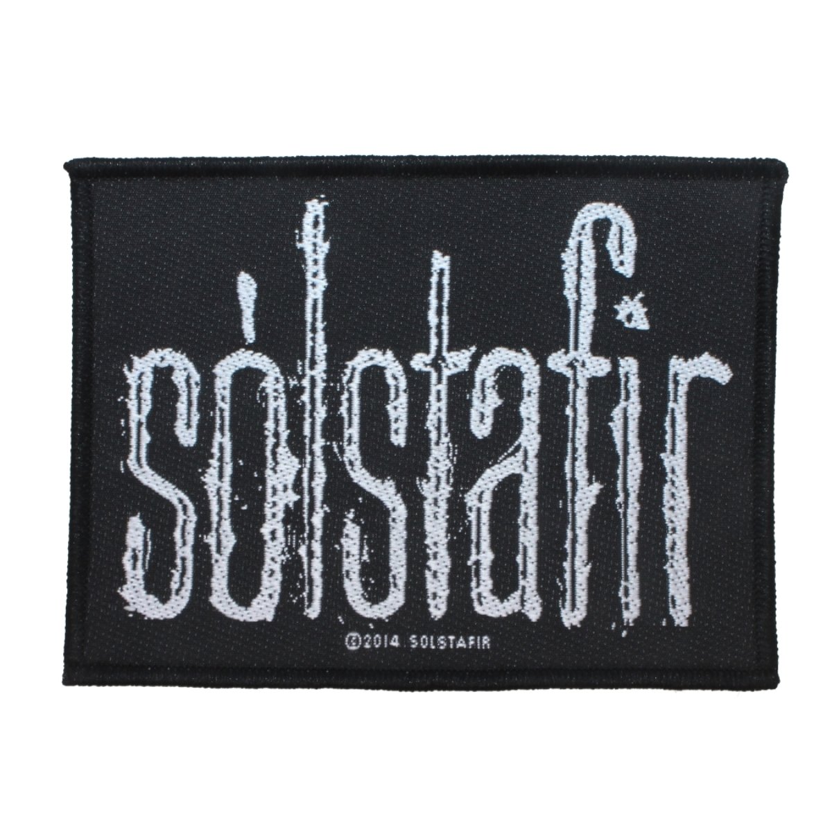 Razamataz Unisex Black Solstafir Logo Patch/ Aufnäher