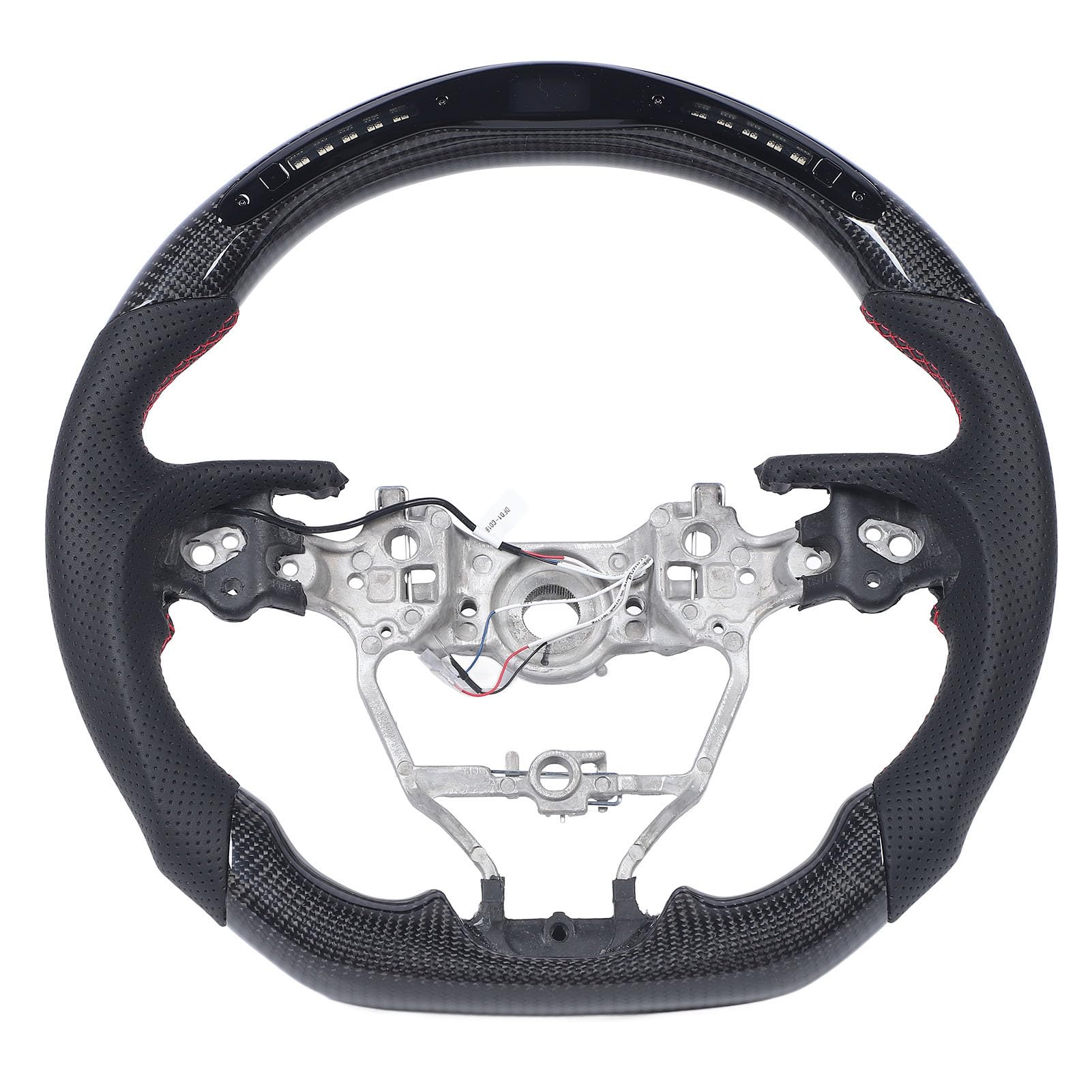 Race Style LED Shift Indicator Carbon Fiber Steering Wheel for XV70