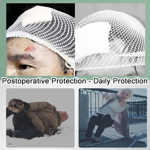 Thick Soft Protective Helmet for Elderly, Protector de Cabeza ligero y Ajustable, Soft Helmet for Epilepsy Seizures Prevent Head Injuries for Prevention Fall Shock