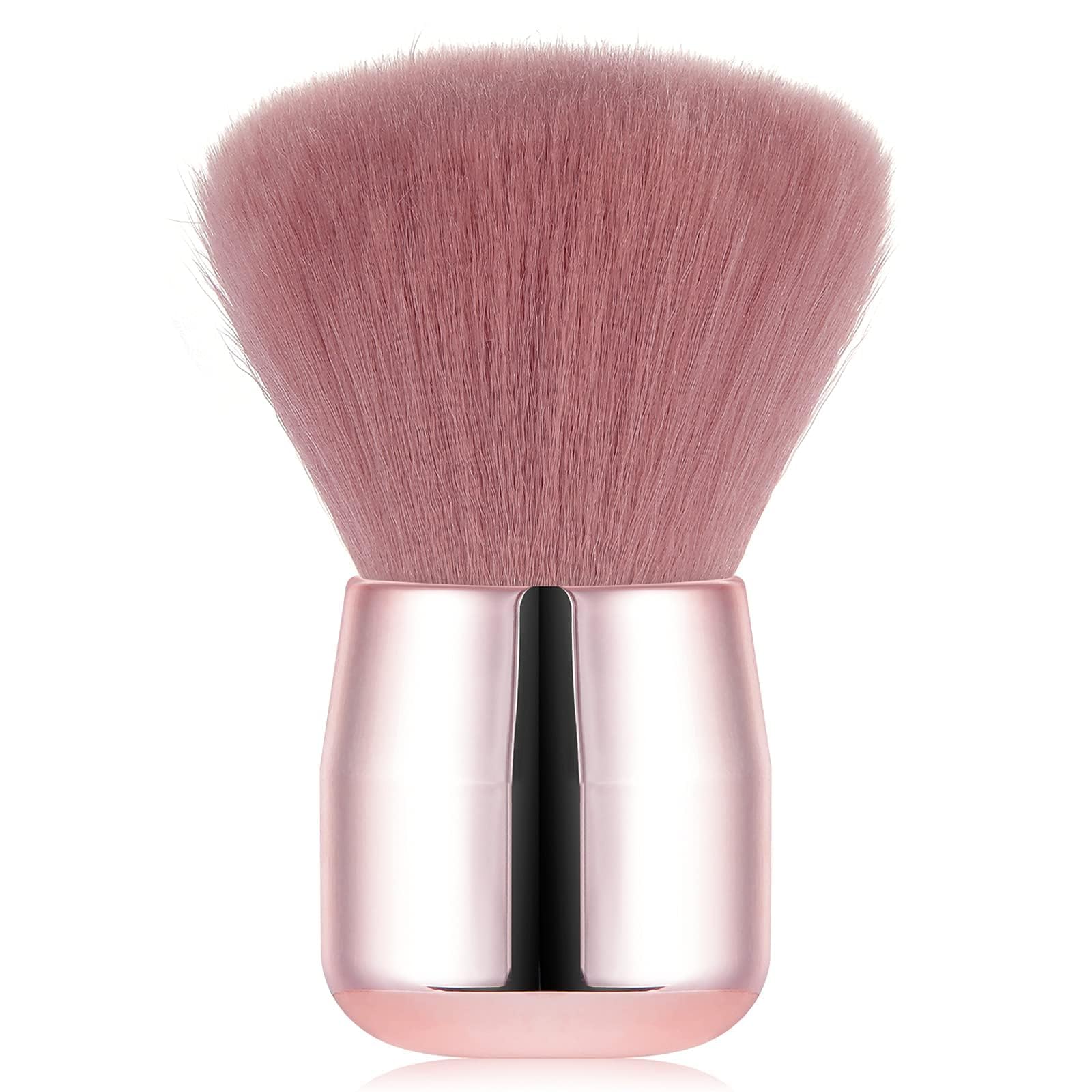 KIRA Small Efficient Soft Bristles Nail Art Dust Brush Makeup Brushes Foundation Brush Large Pink Powder Brush Flat Arched Premium Durable Makeup Brush For Women (Rose Pink)-image-42