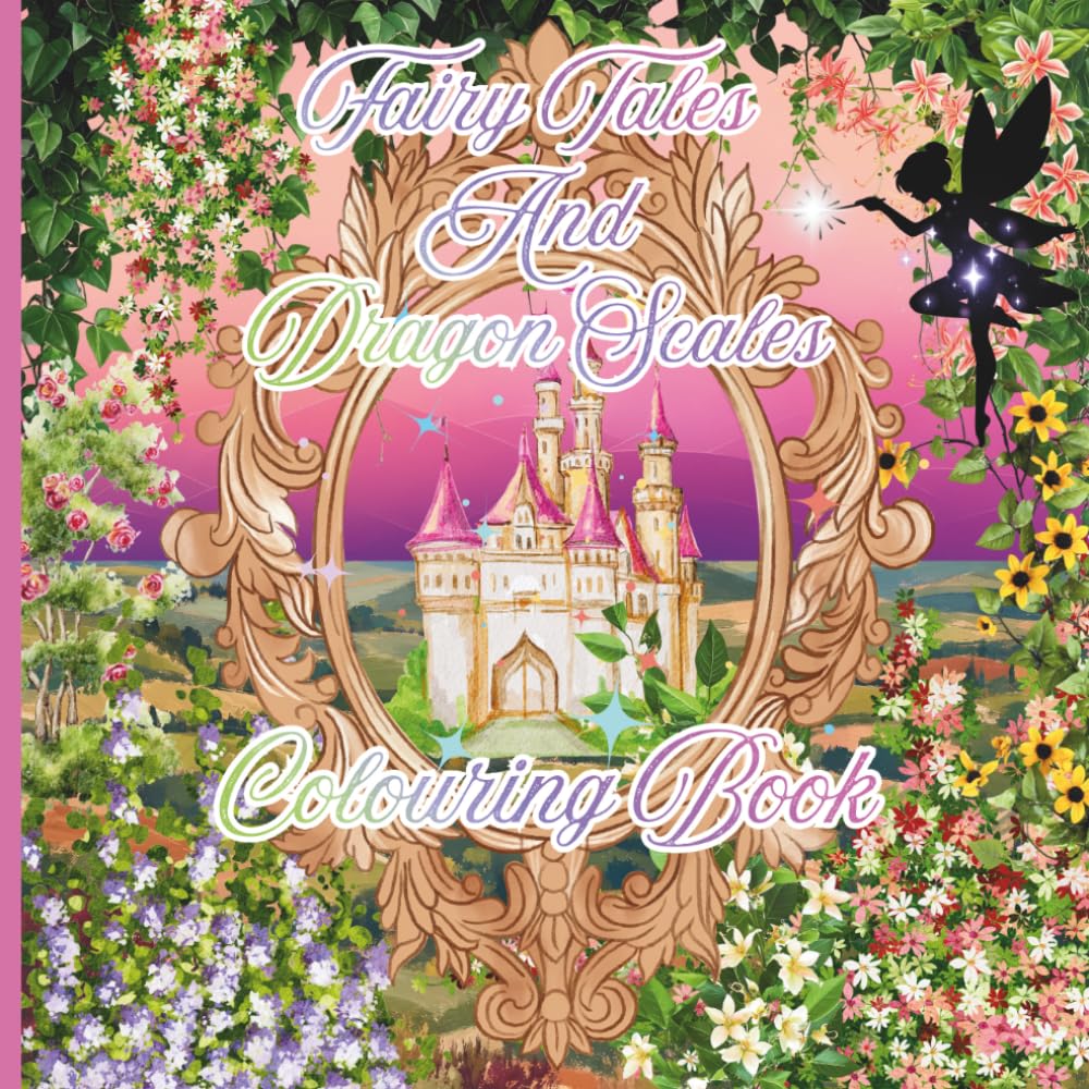 Fairy Tales And Dragon Scales: Colouring Book