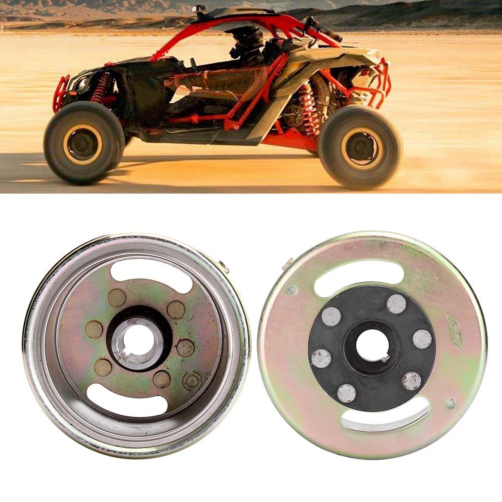 Qiilu Volano Magnetico Magneto Roller Per Pit Bike 125/140, ATV Quad, Acciaio Inox