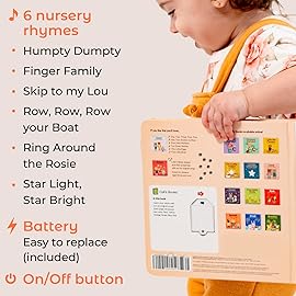Cali\'s Books Shapes Book for Toddlers 1-3 - Musical Books for Kids, Interactive Talking Baby Sound Book, Educational Song Learning Toys, Sing and Learn Music Toy for Babies